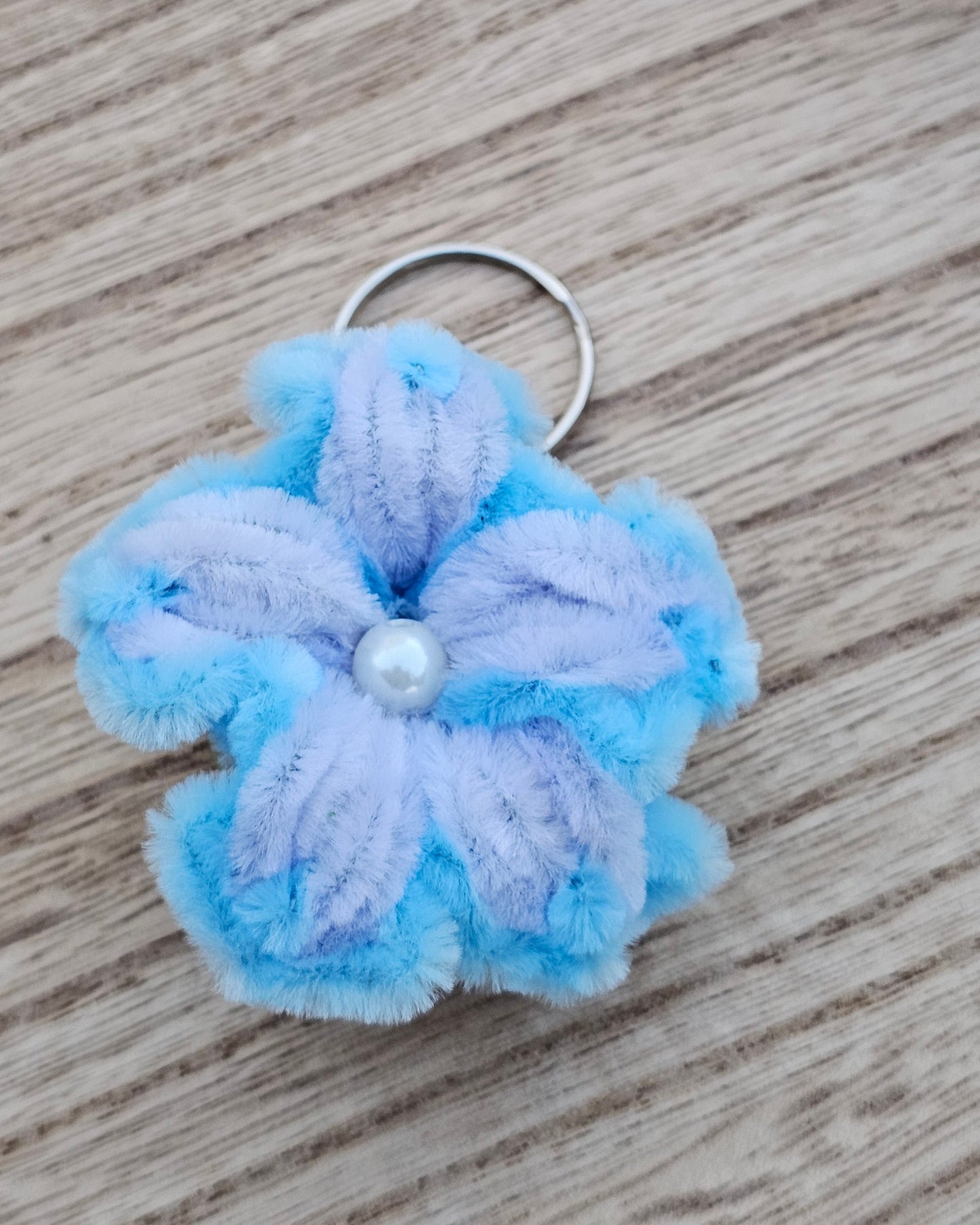 Fuzzy Lilly Keychain