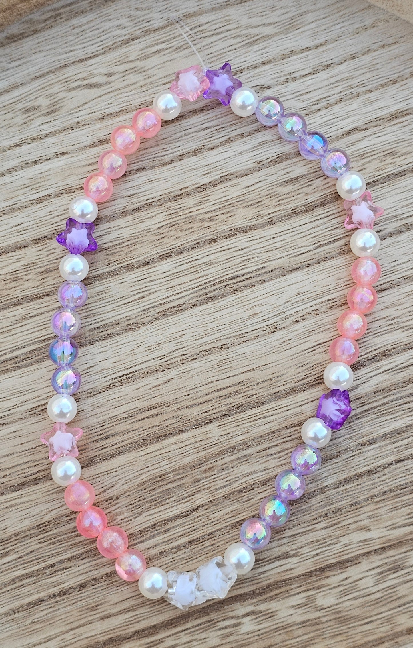 Pink & Purple Phone Charm