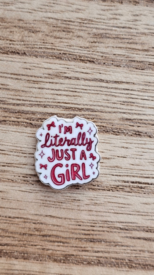 Just a Girl Phone Sticker