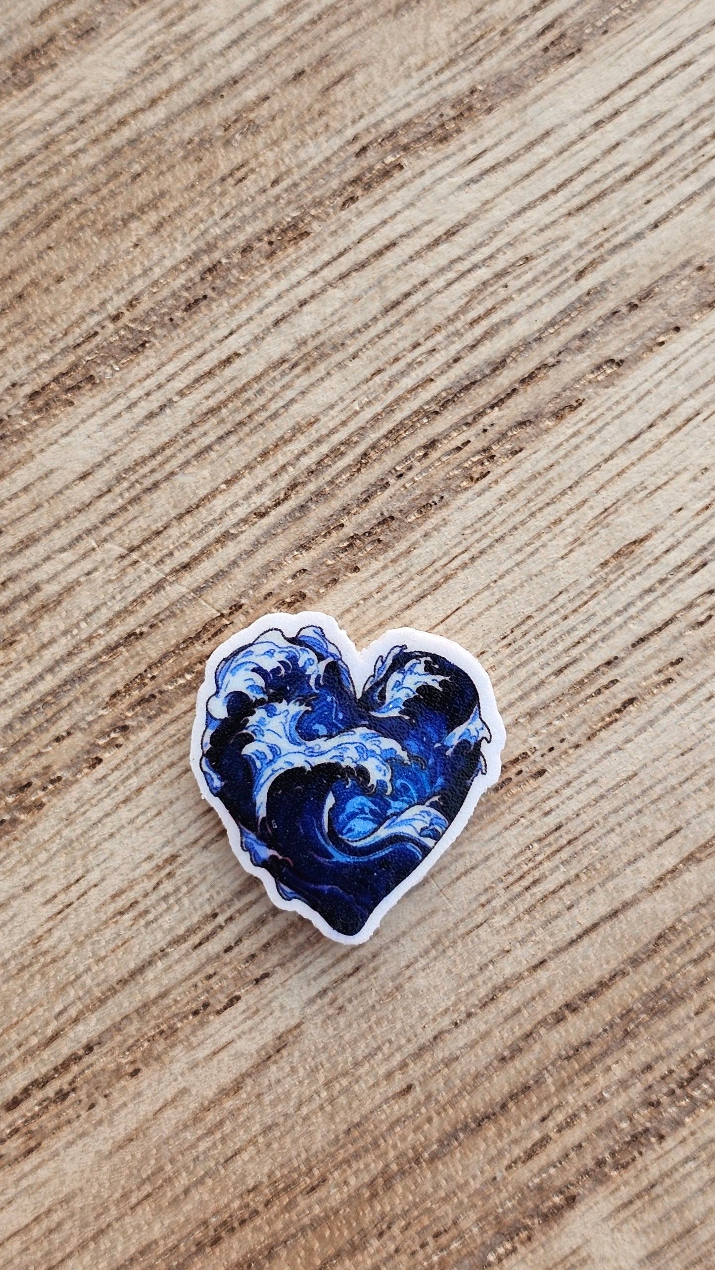 Heart Wave Phone Sticker