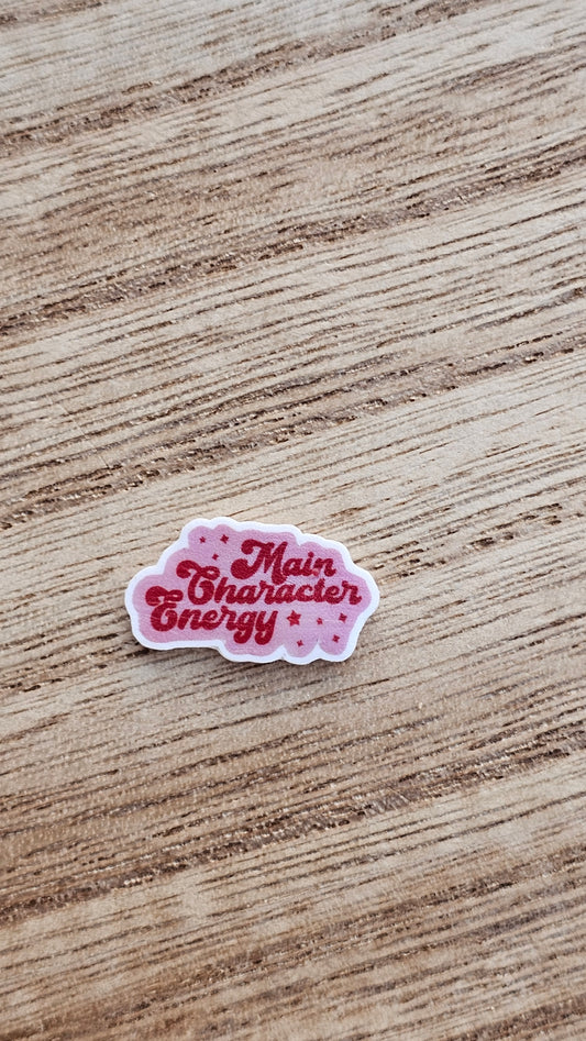 Main Character Energy Phone Sticker