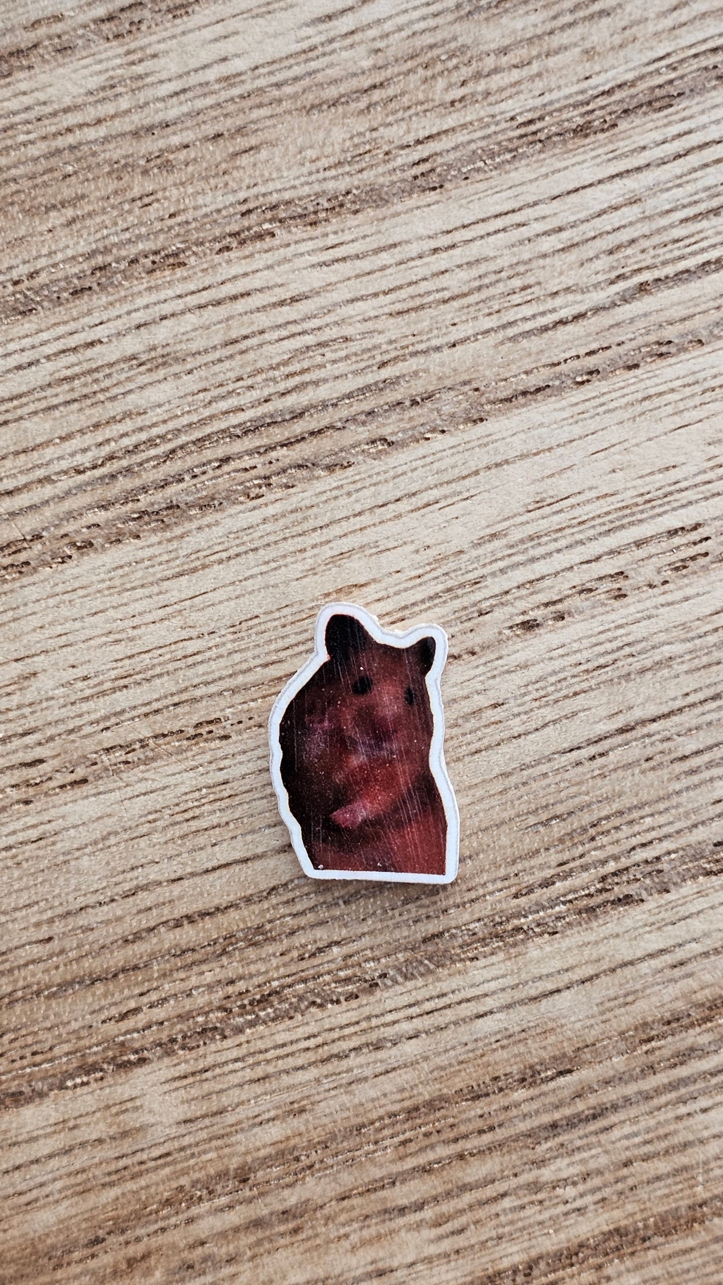 Peace Hamster Phone Sticker