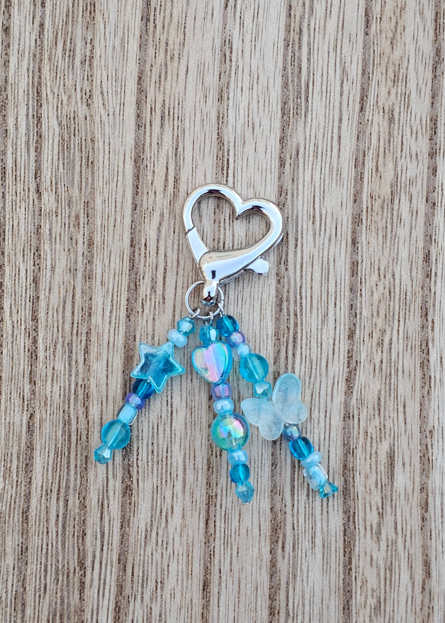 Heart Blue Keychain