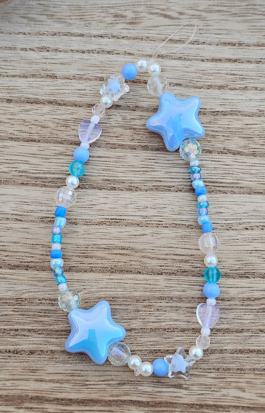 Blue Phone Charm