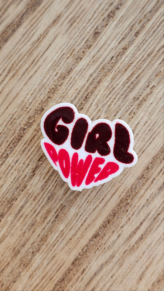Girl Power Crocs Charm