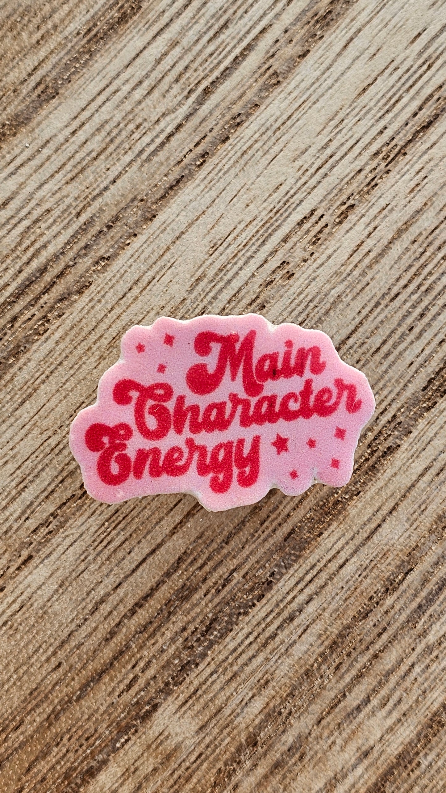 Main Character Energy Crocs Charm