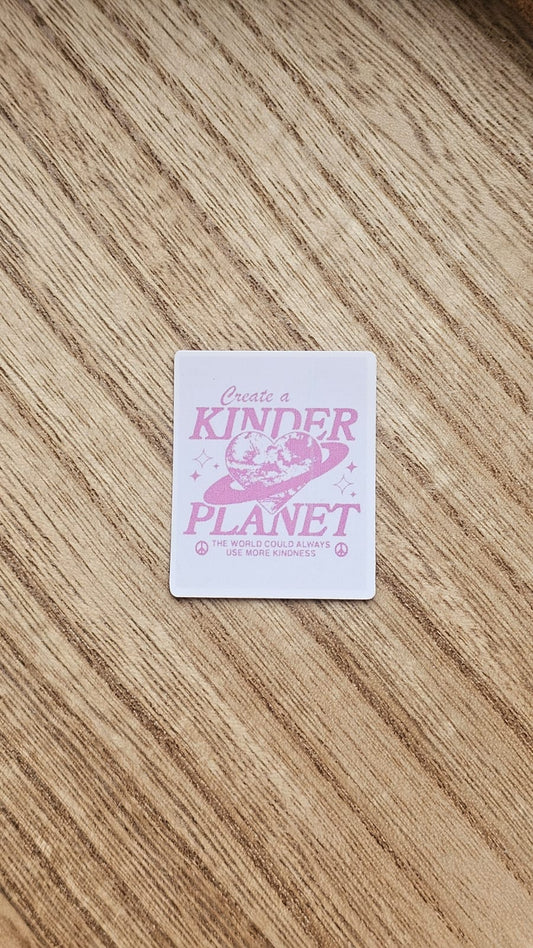 Kinder Planet Sticker