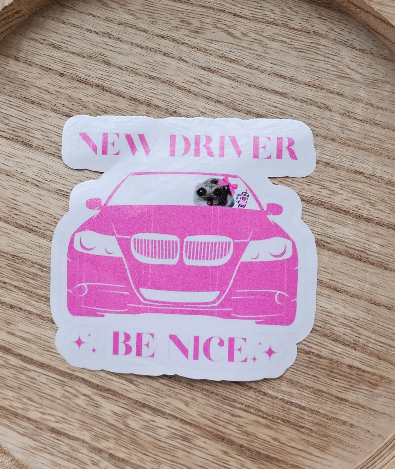 New Driver Be Nice Car Sticker