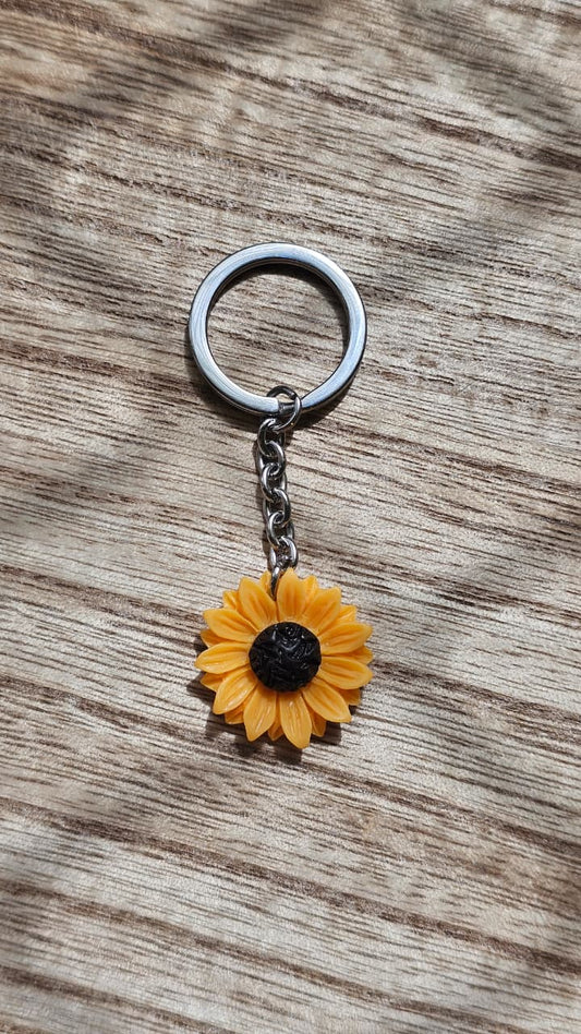 Sunflower Keychain