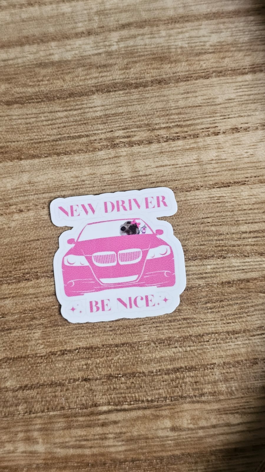 New Driver Be Nice Sticker